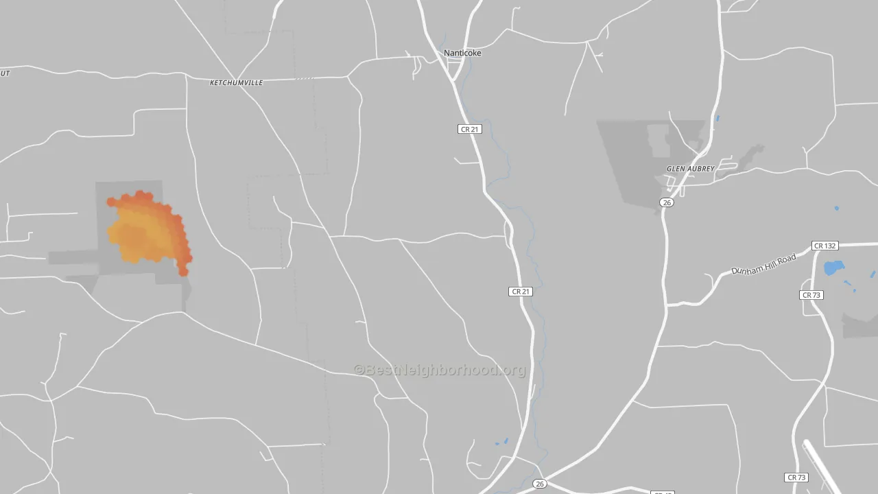 Bike Grade map of Maine, NY