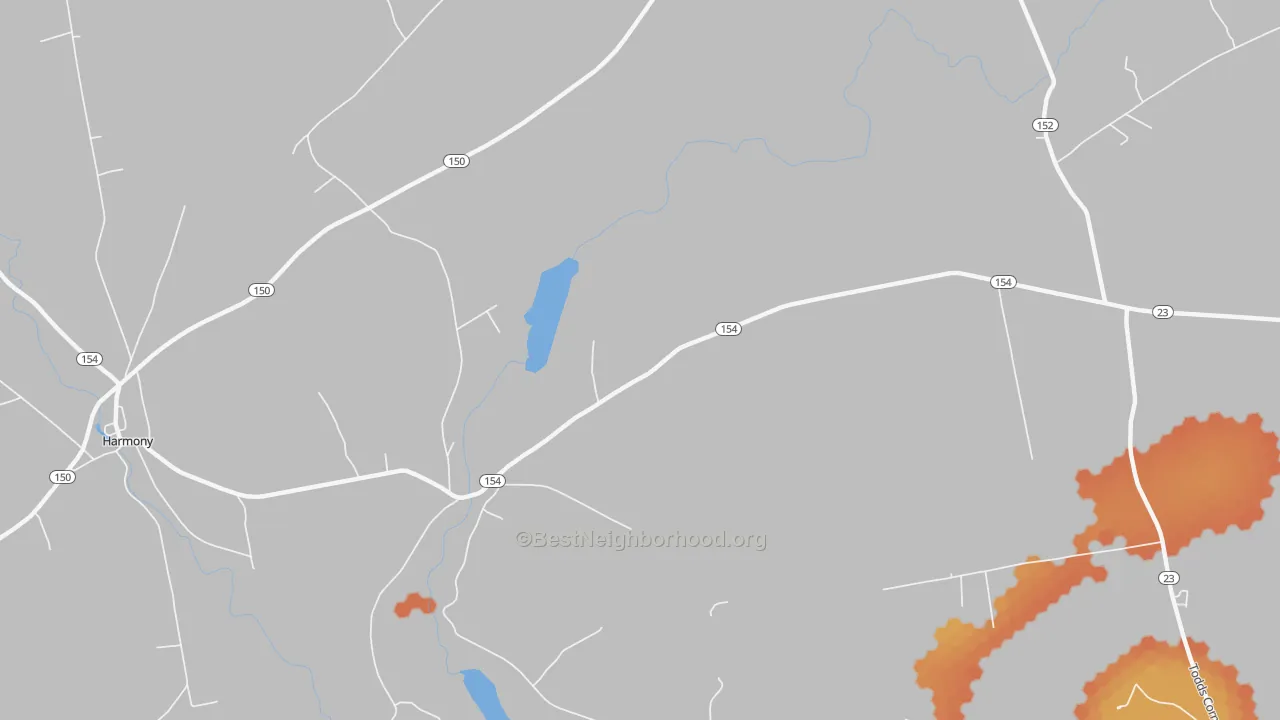 Bike Grade map of Mainstream, ME