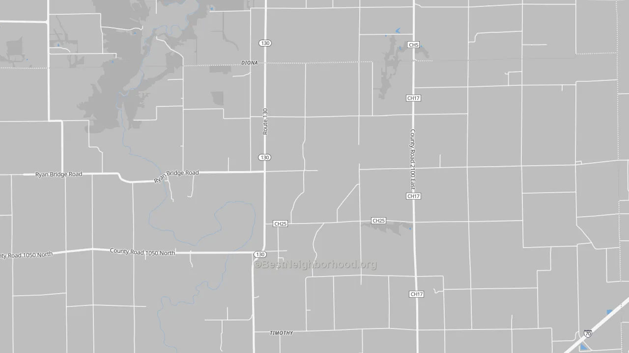 Bike Grade map of Maple Point, IL