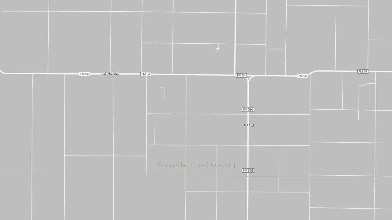 Bike Grade map of Maple, TX