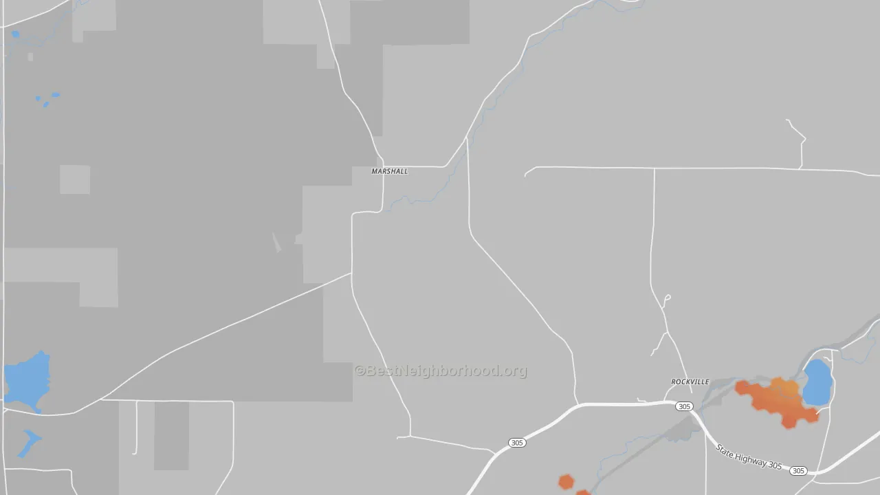 Bike Grade map of Marshall, NY