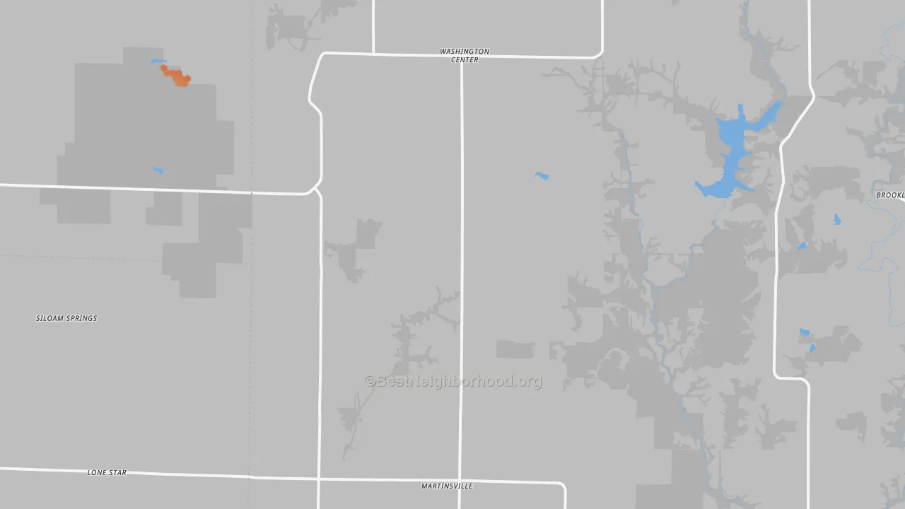 Bike Grade map of Martinsville, MO