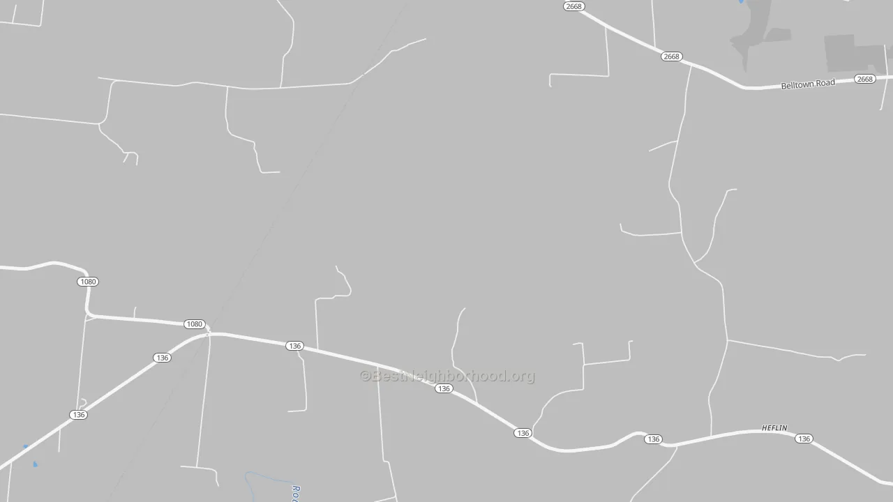 Bike Grade map of Maxwell, KY