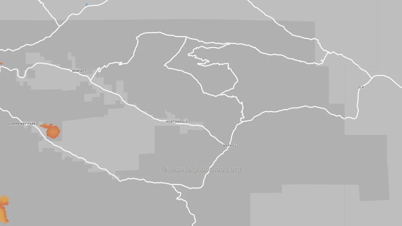 Bike Grade map of Mayhill, NM