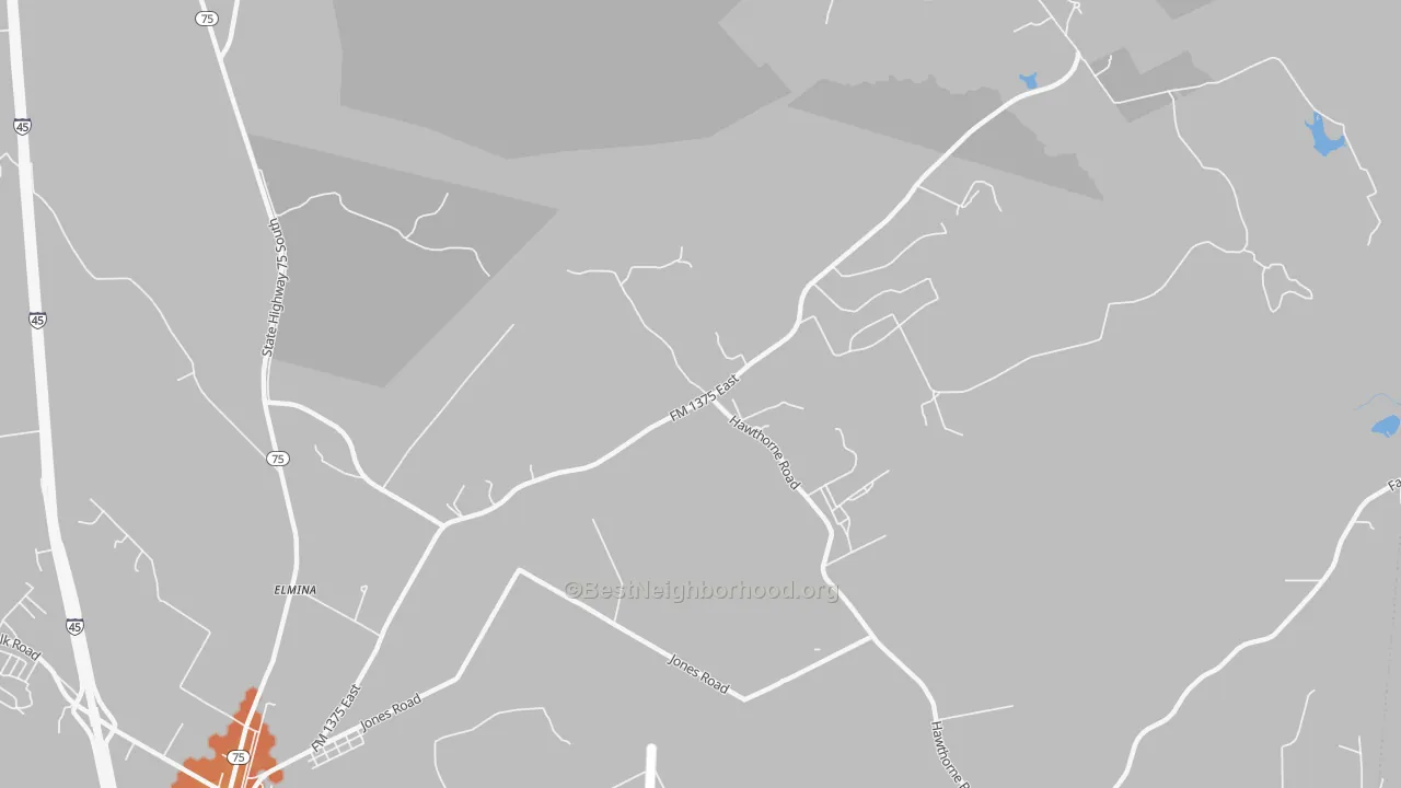 Bike Grade map of Maynard, TX