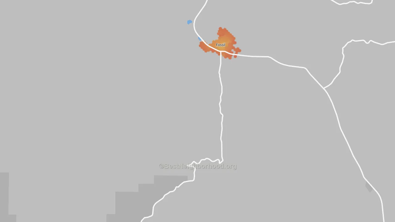 Bike Grade map of Mayville, OR