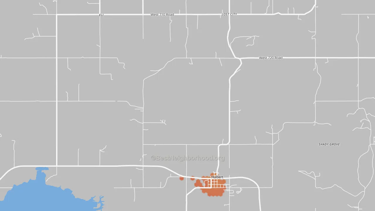 Bike Grade map of McBride, OK