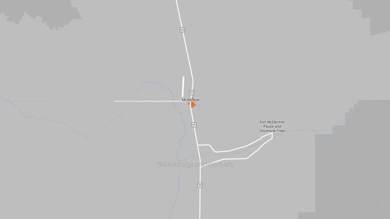 Bike Grade map of McDermitt, NV