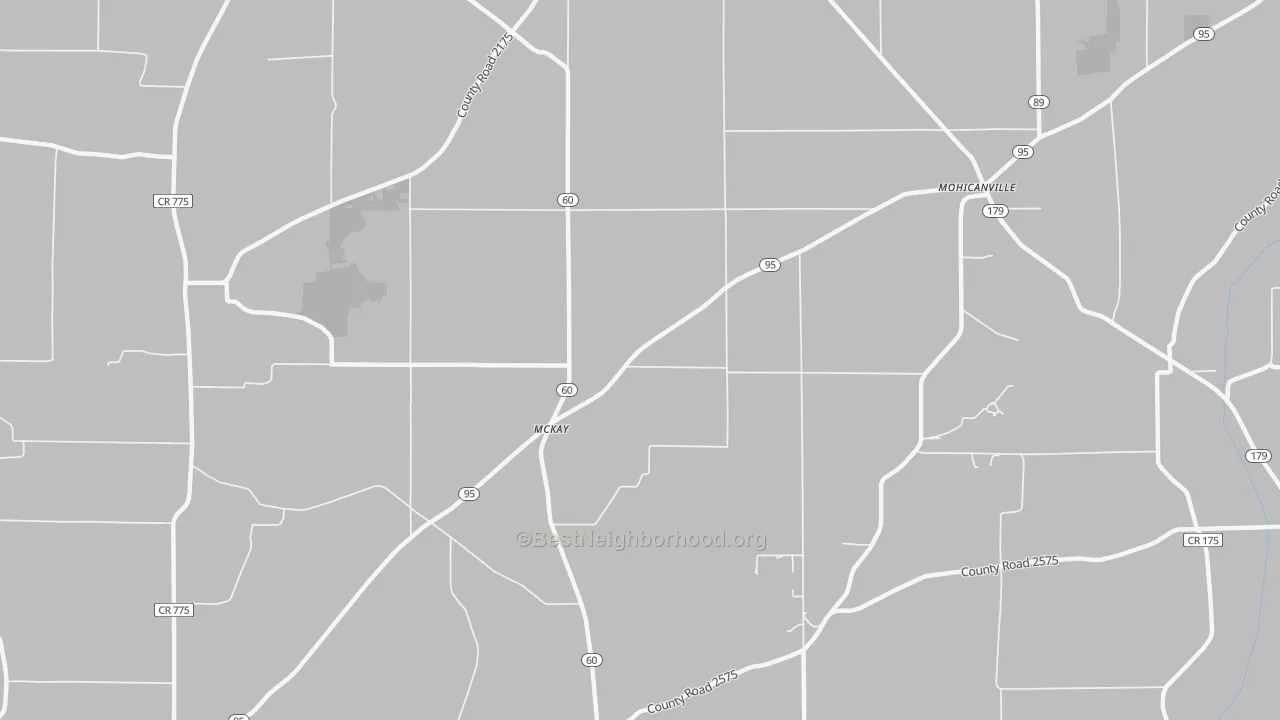 Bike Grade map of McKay, OH