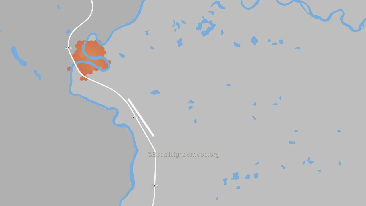Bike Grade map of McKinley Park, AK