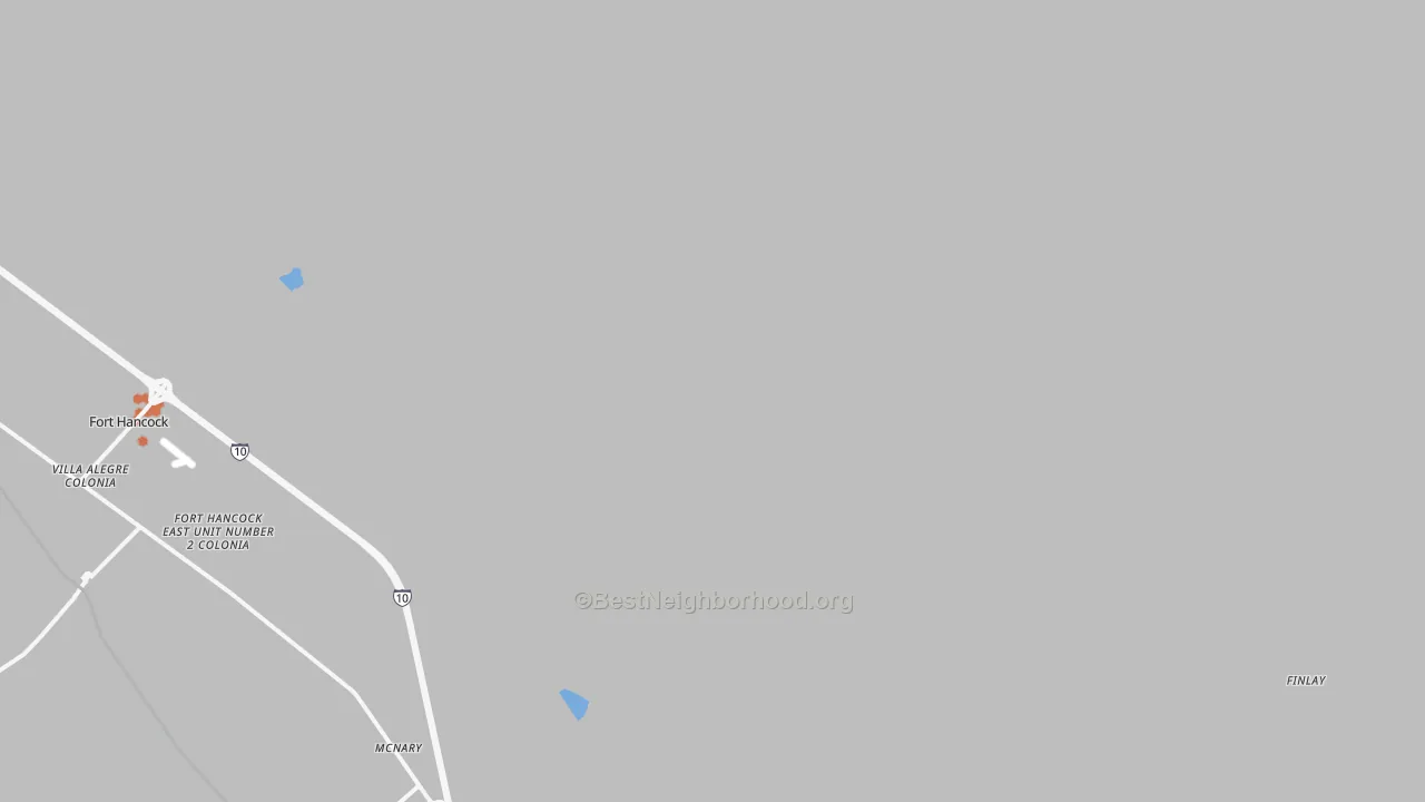 Bike Grade map of McNary, TX