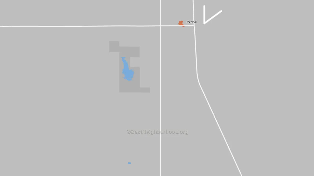 Bike Grade map of McNeal, AZ