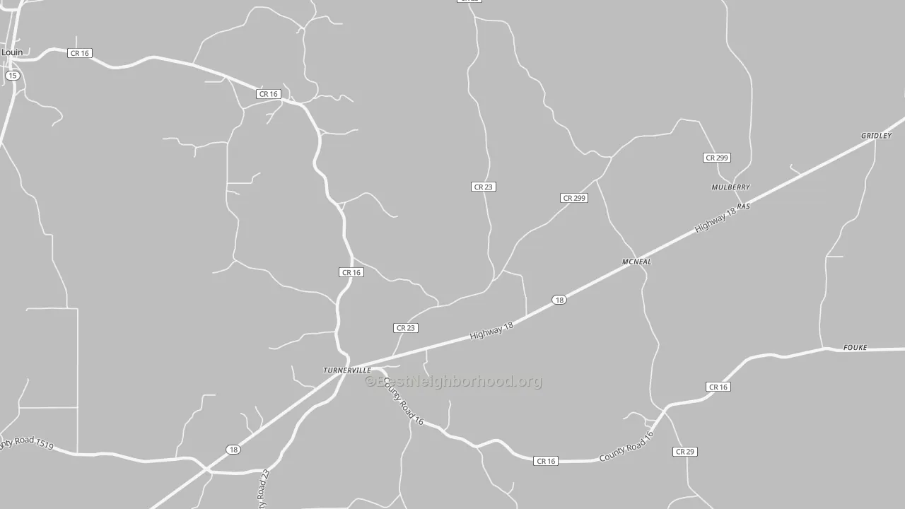 Bike Grade map of McNeal, MS