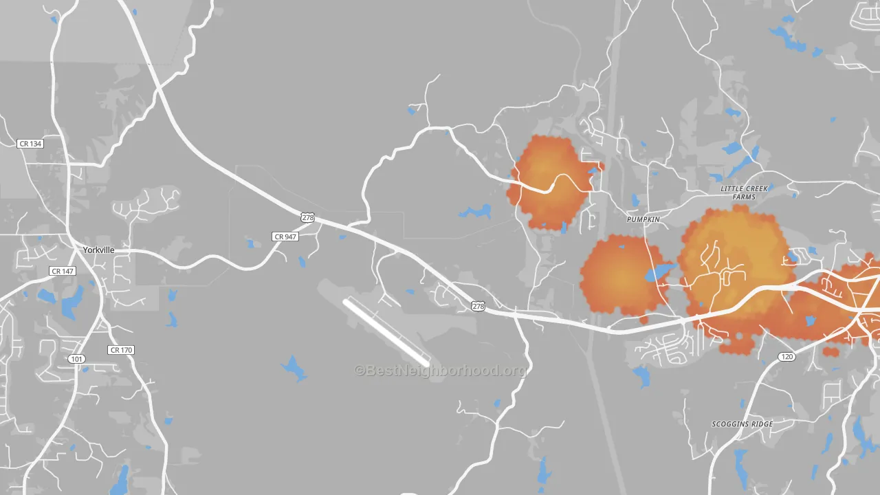 Bike Grade map of McPherson, GA