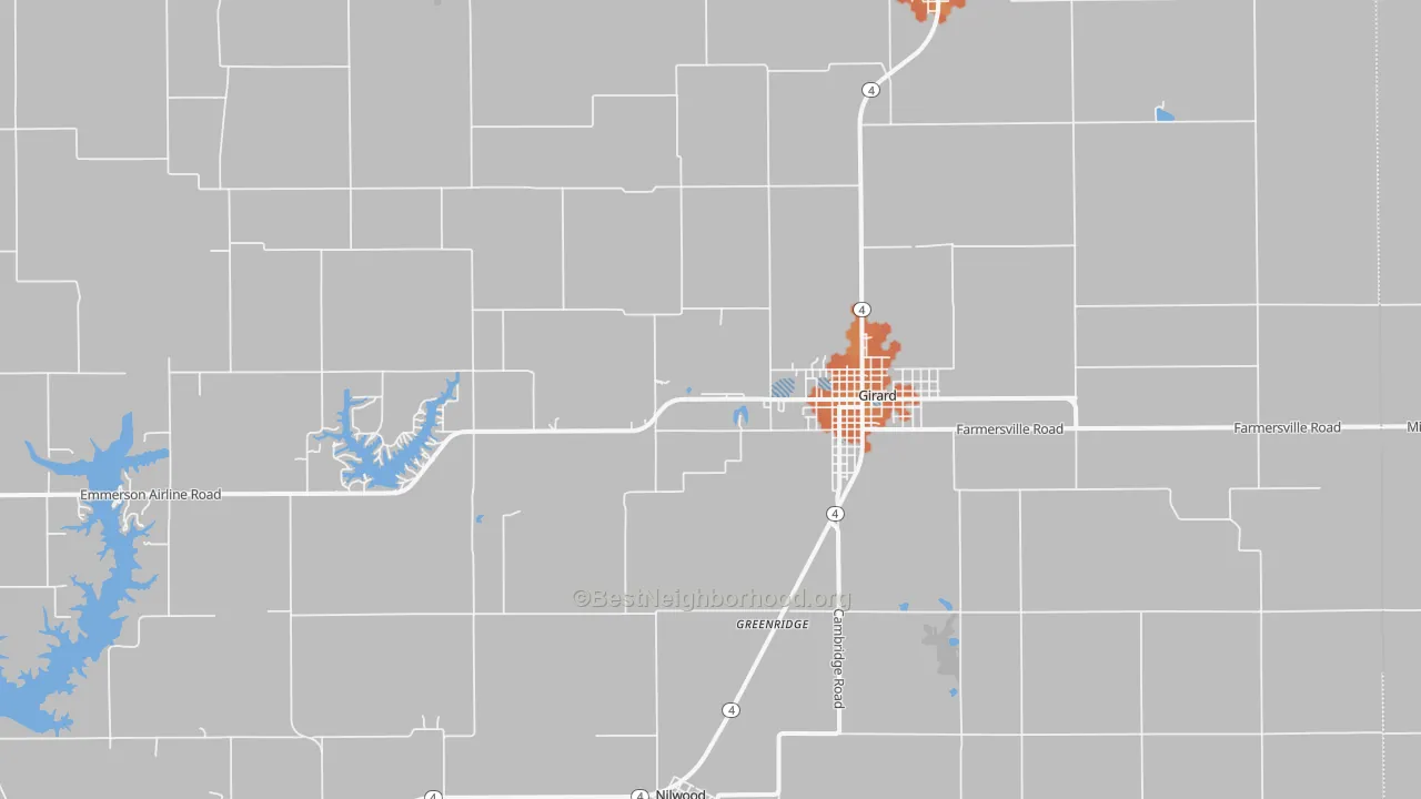Bike Grade map of McVey, IL