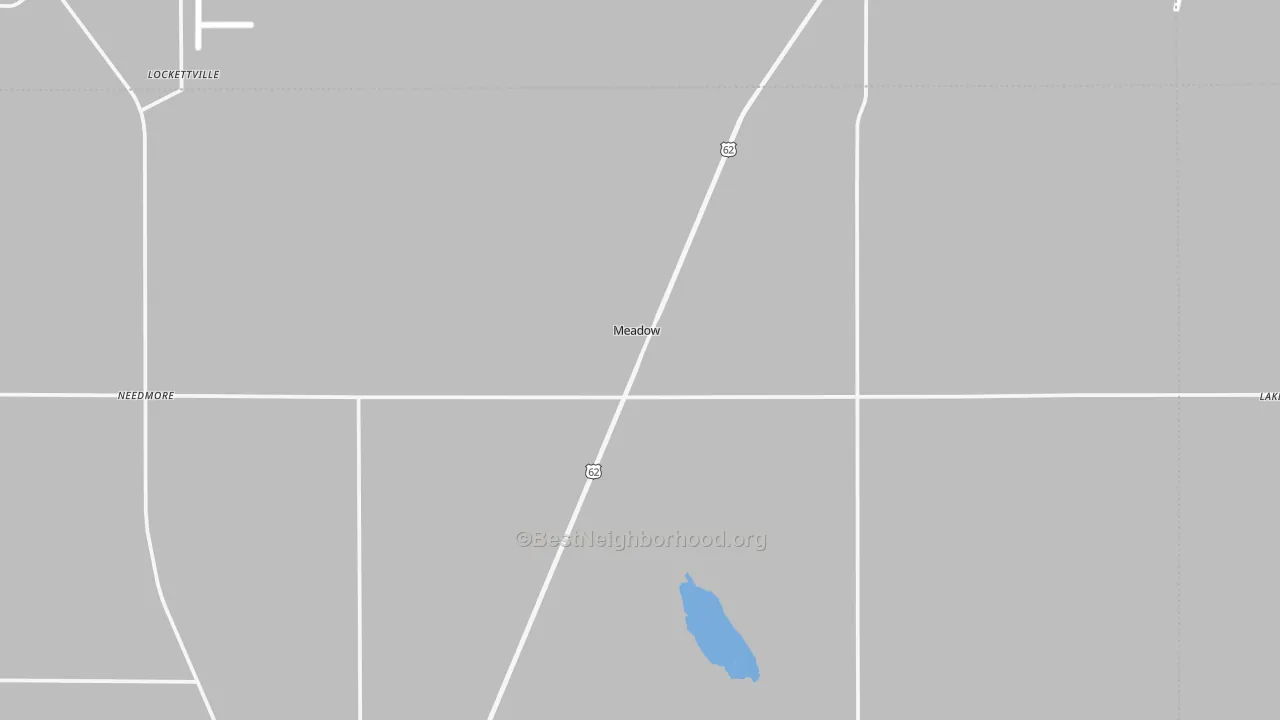 Bike Grade map of Meadow, TX