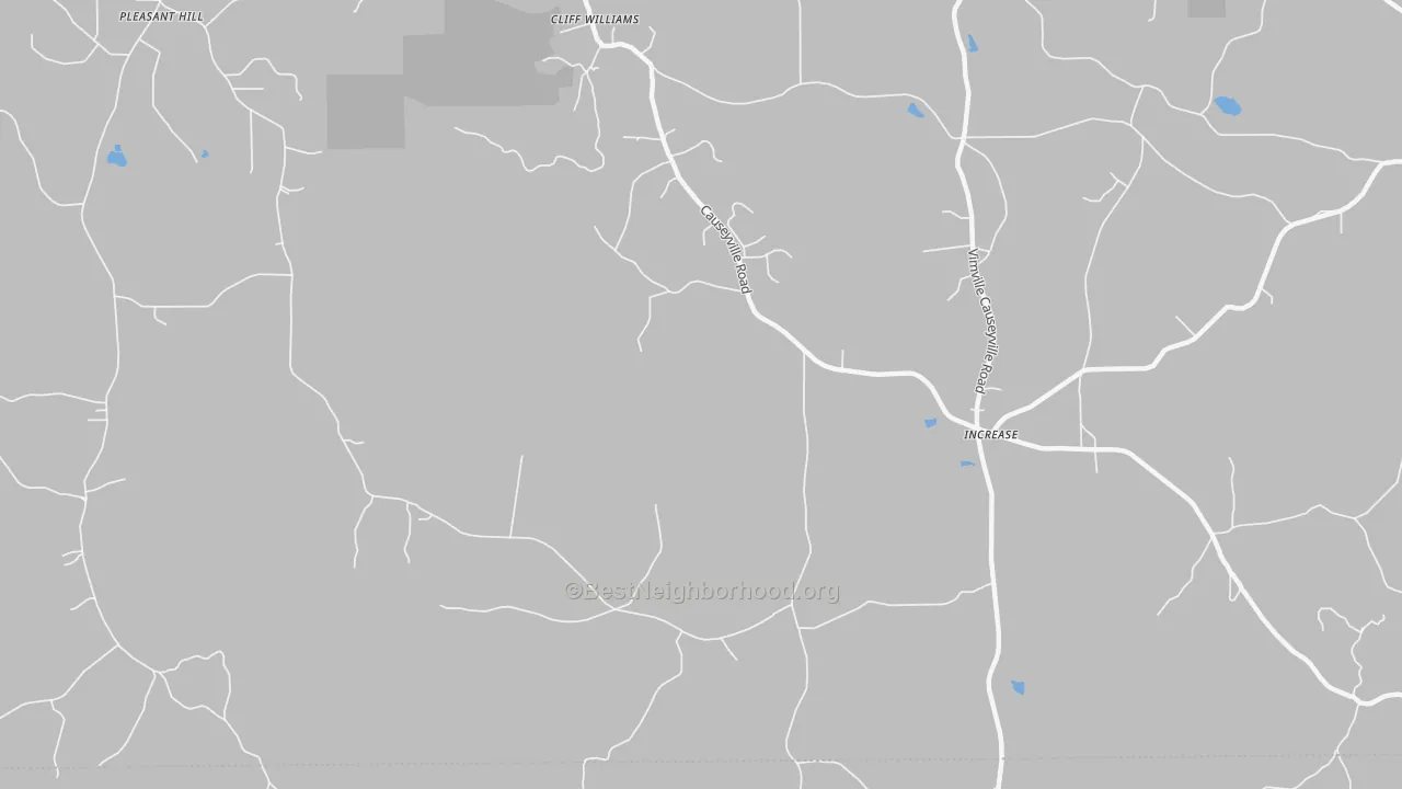 Bike Grade map of Meehan, MS