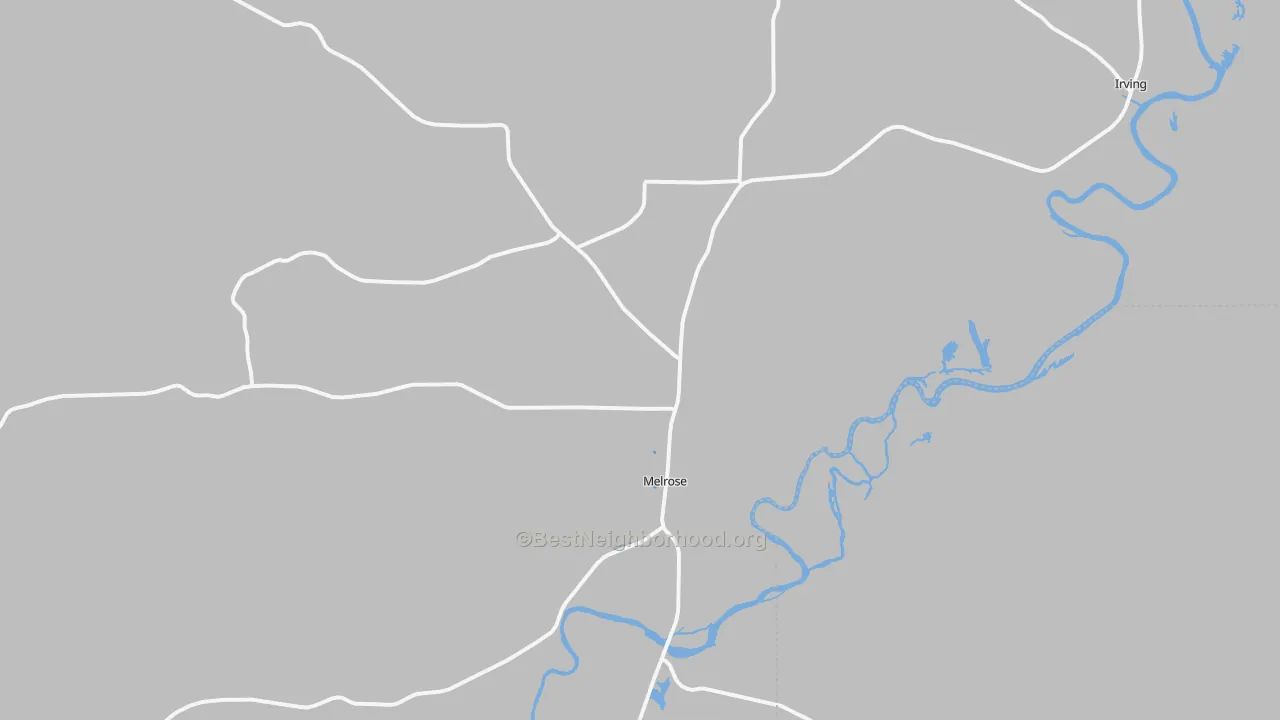 Bike Grade map of Melrose, WI