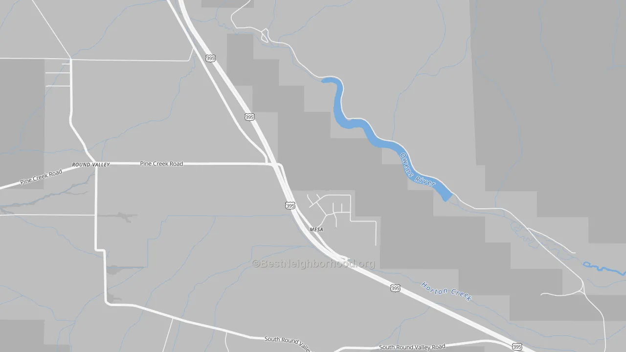 Bike Grade map of Mesa, CA