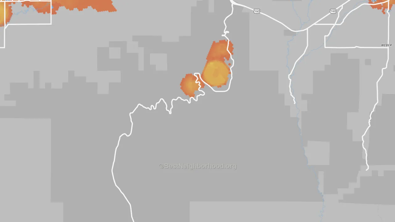 Bike Grade map of Mesa Verde National Park, CO