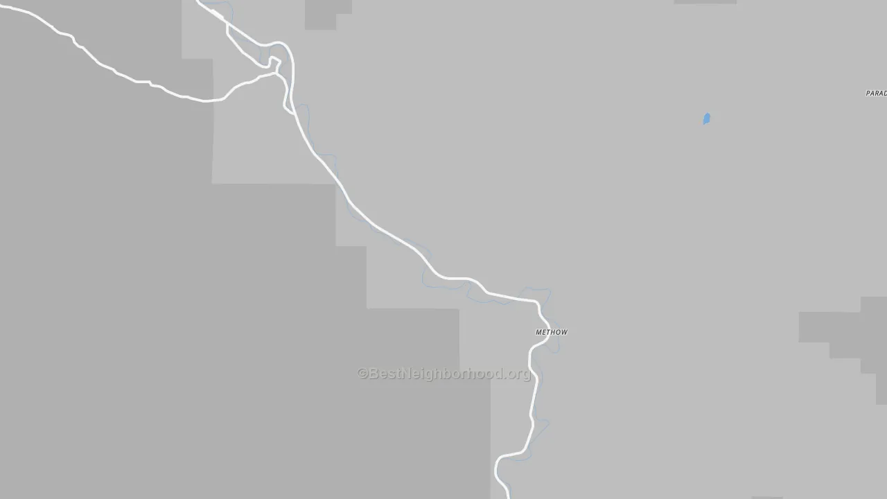 Bike Grade map of Methow, WA