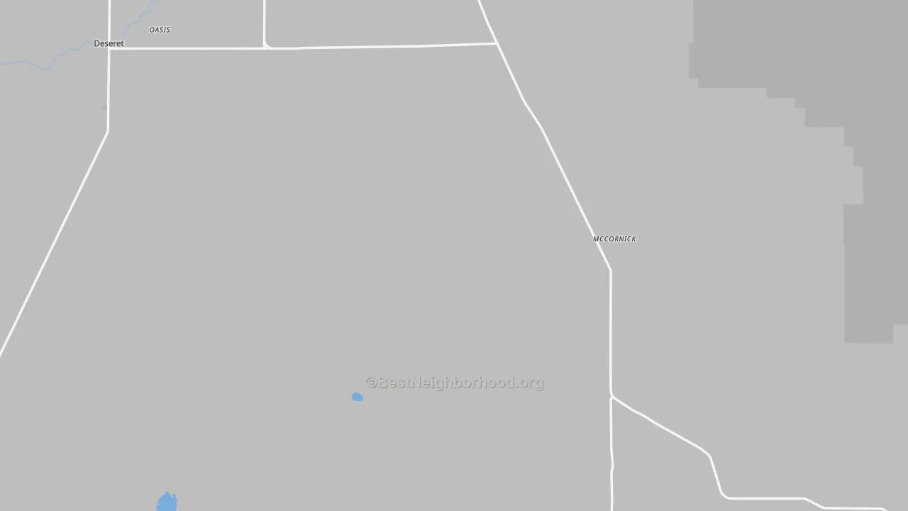 Bike Grade map of Millard County, UT