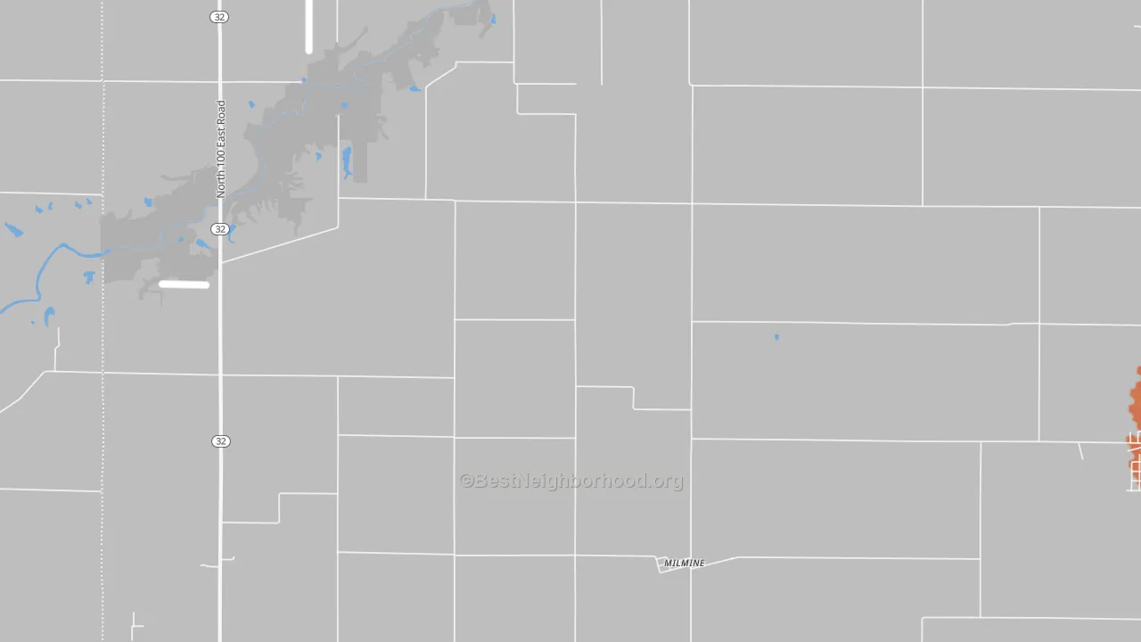 Bike Grade map of Milmine, IL