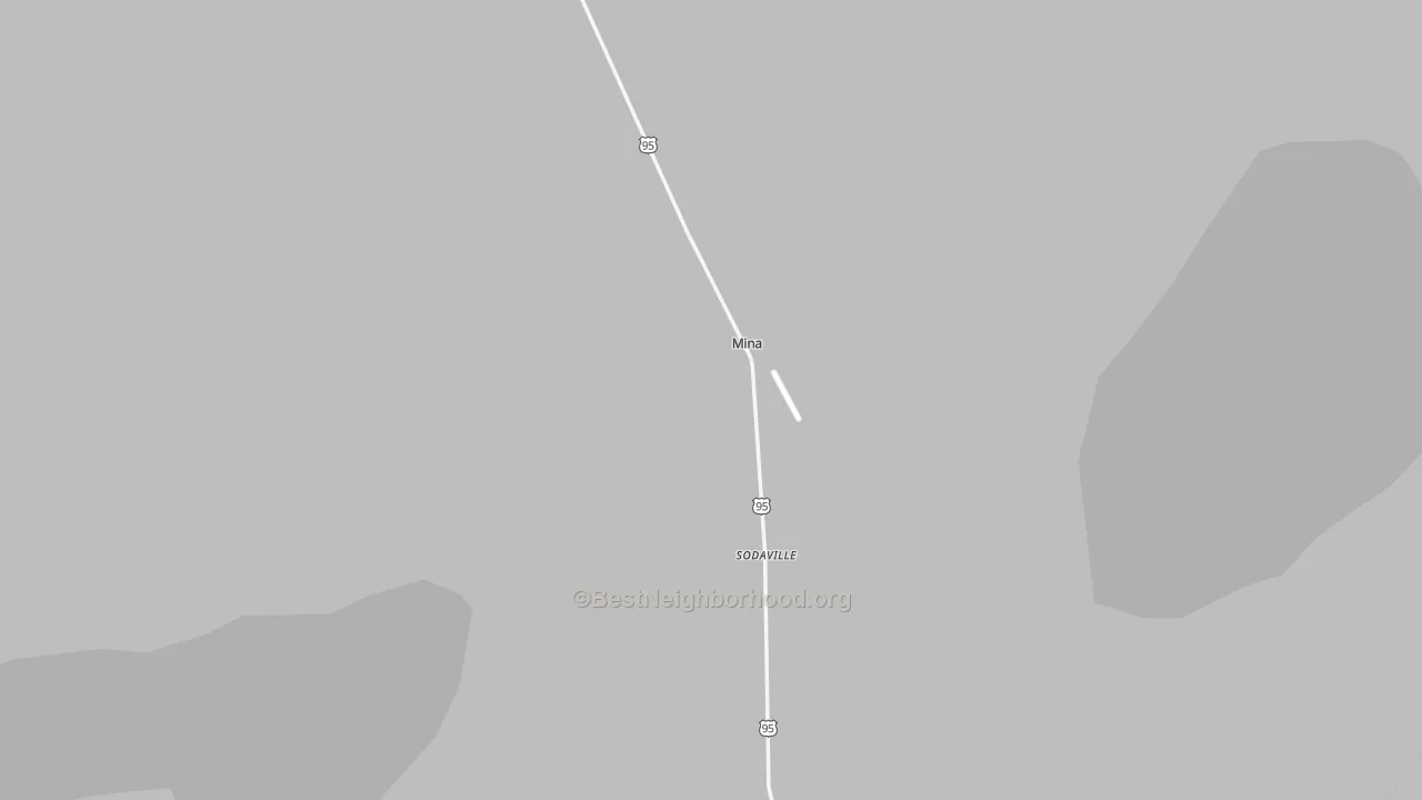 Bike Grade map of Mina, NV