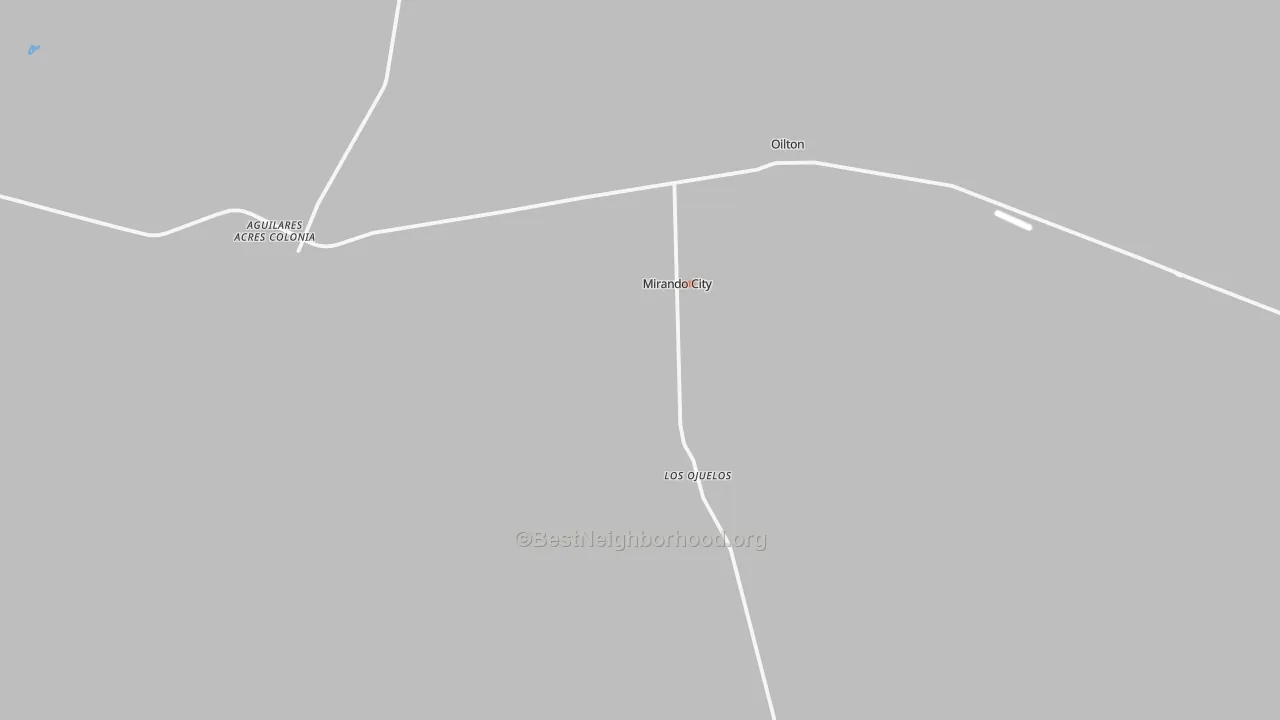Bike Grade map of Mirando City, TX