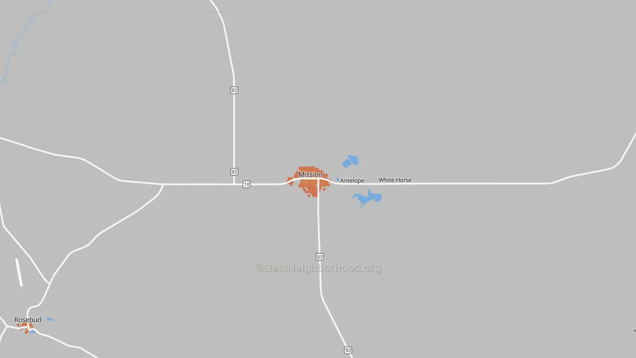 Bike Grade map of Mission, SD