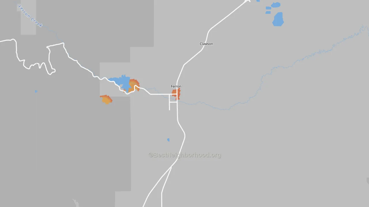 Bike Grade map of Molen, UT