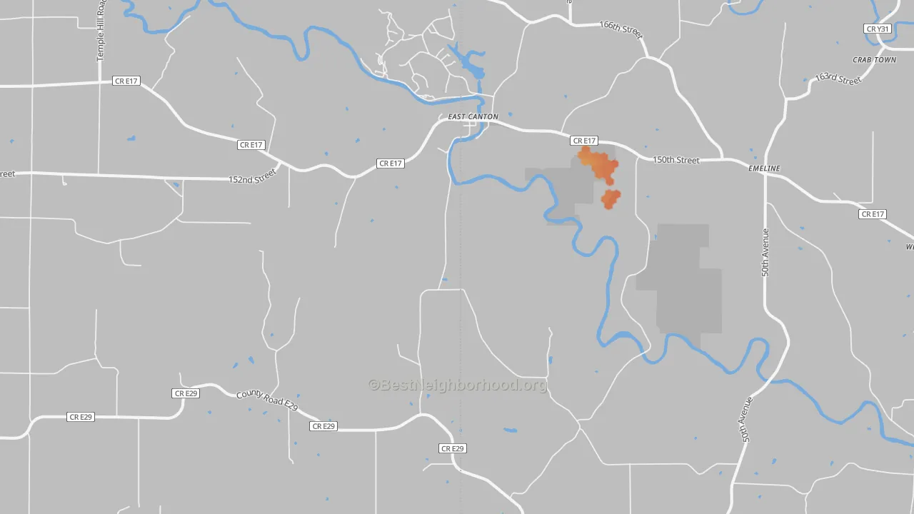 Bike Grade map of Monmouth, IA