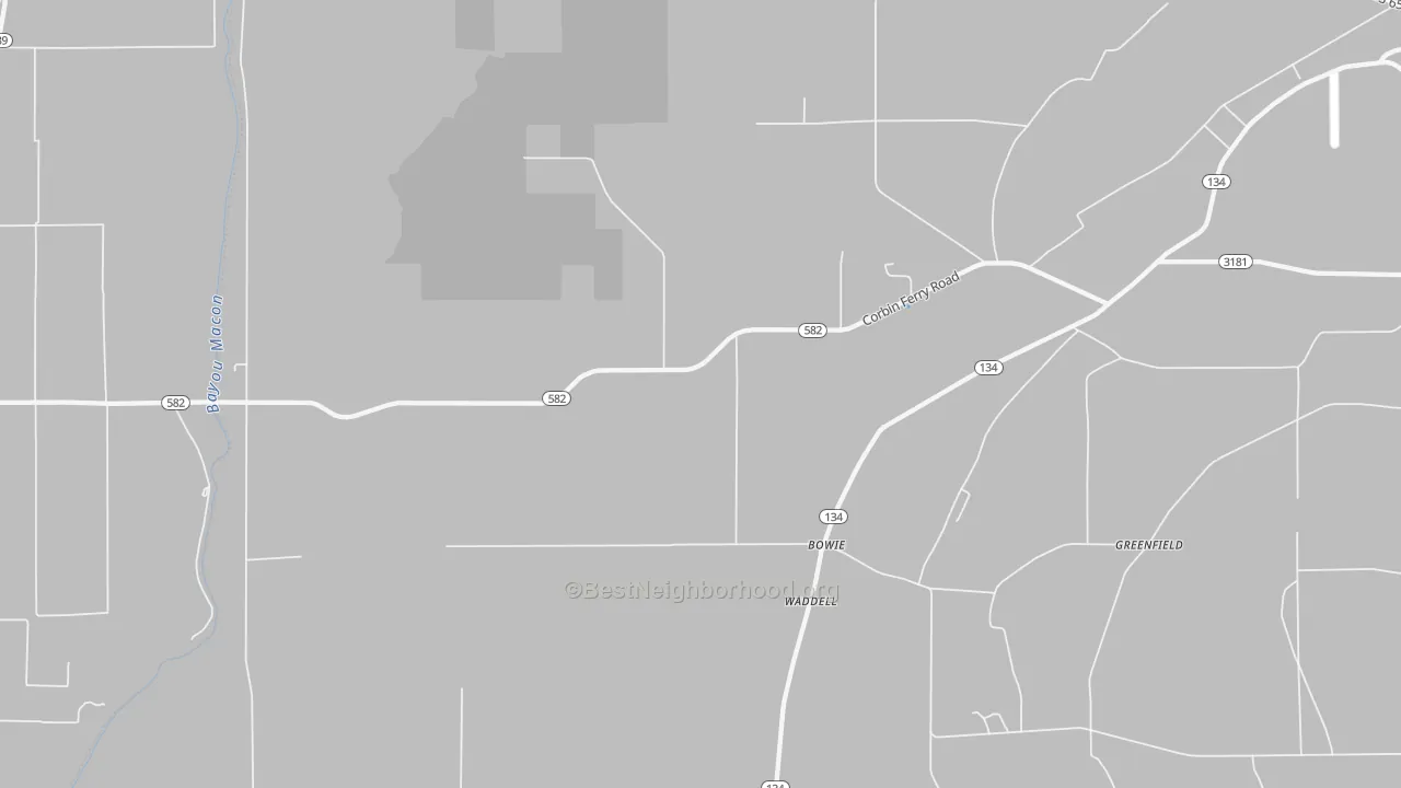 Bike Grade map of Monticello, LA