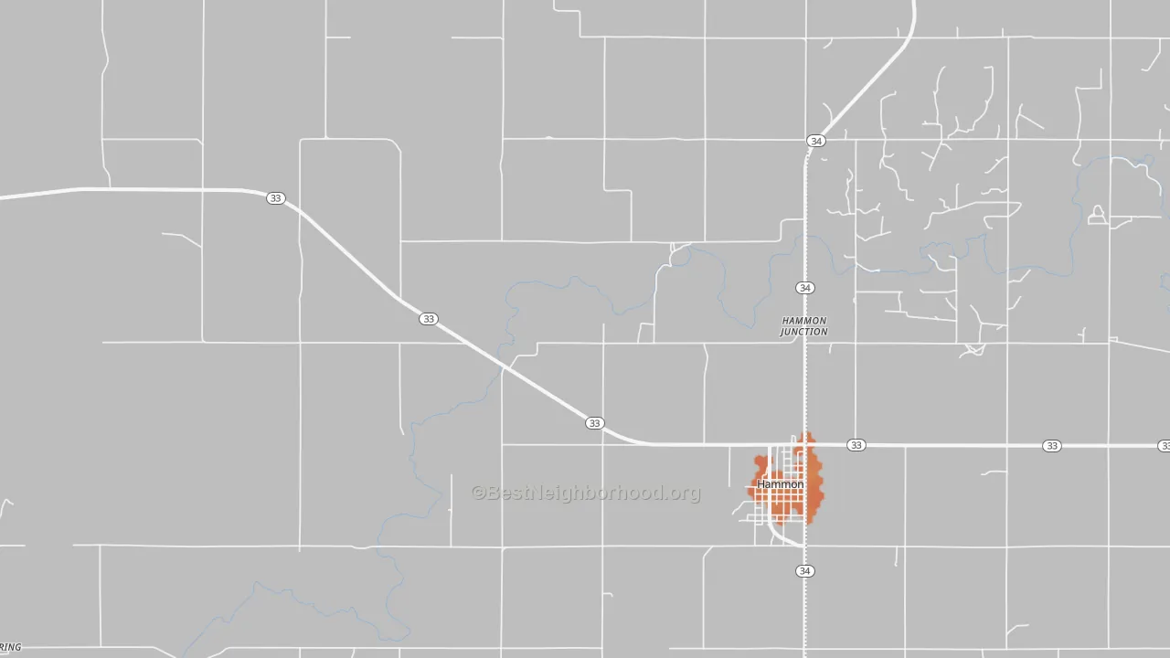 Bike Grade map of Moorewood, OK