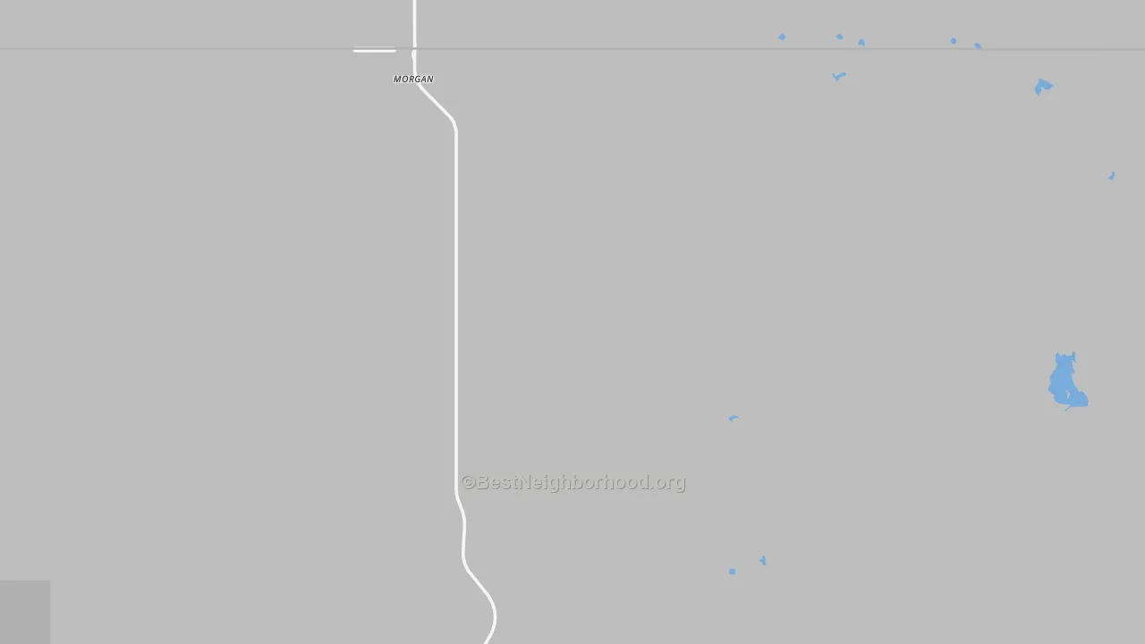 Bike Grade map of Morgan, MT