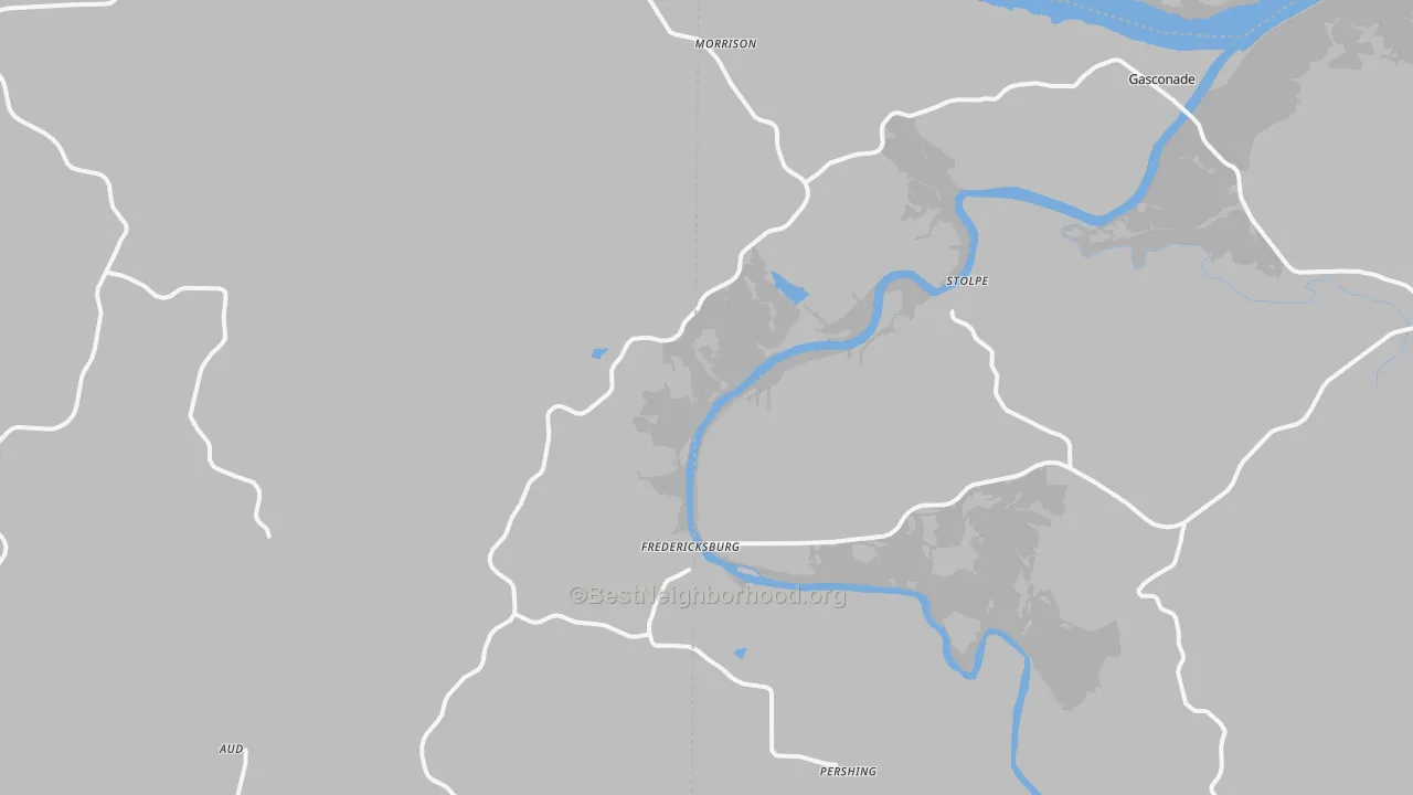 Bike Grade map of Morrison, MO