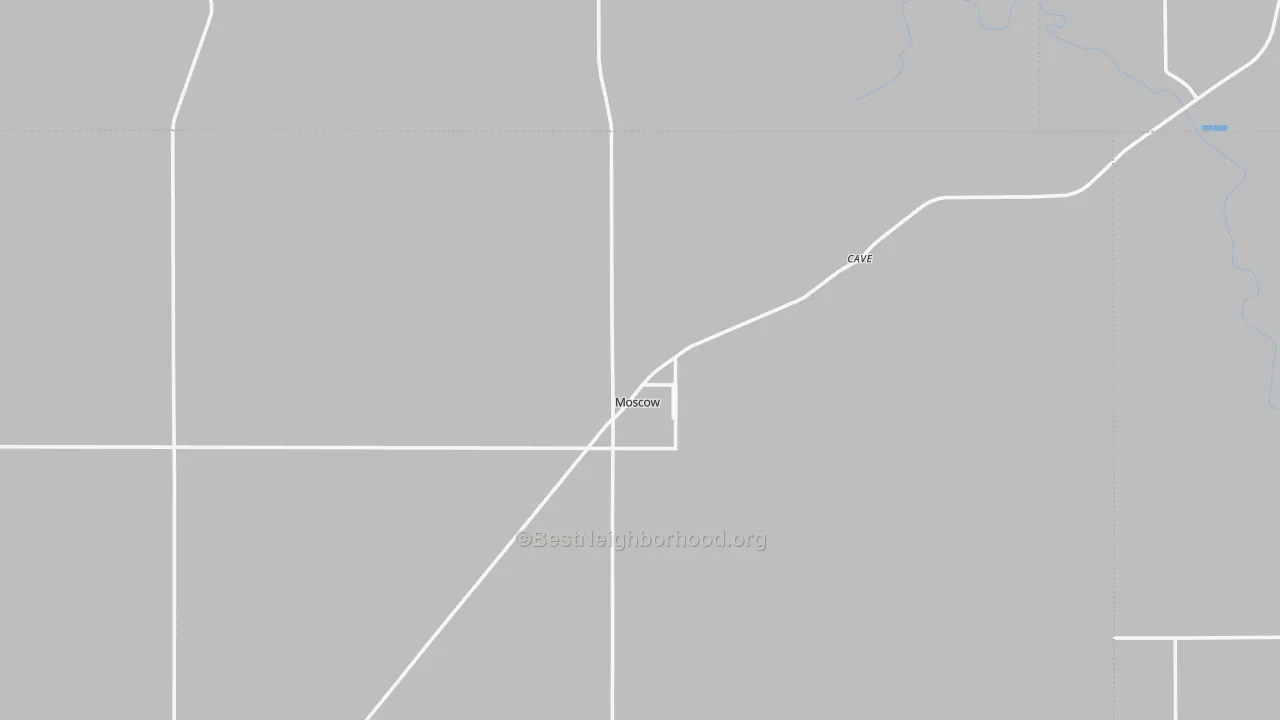 Bike Grade map of Moscow, KS