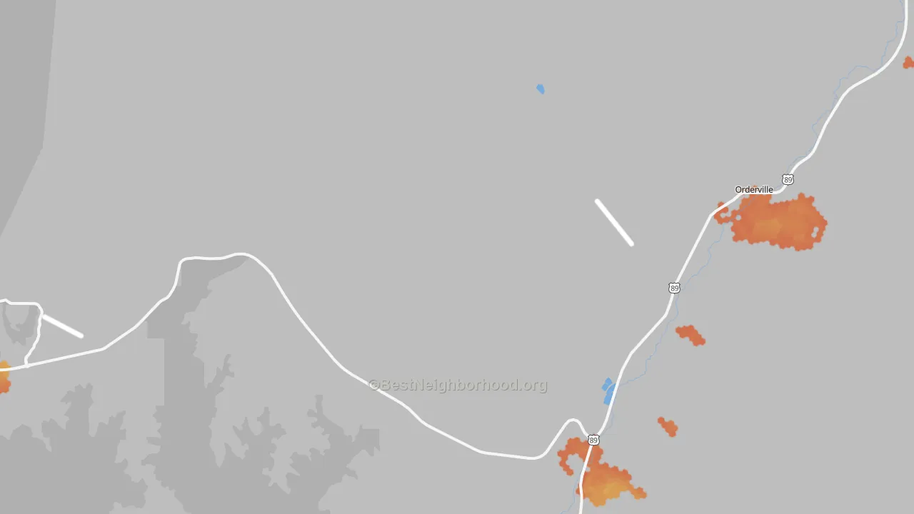 Bike Grade map of Mount Carmel, UT