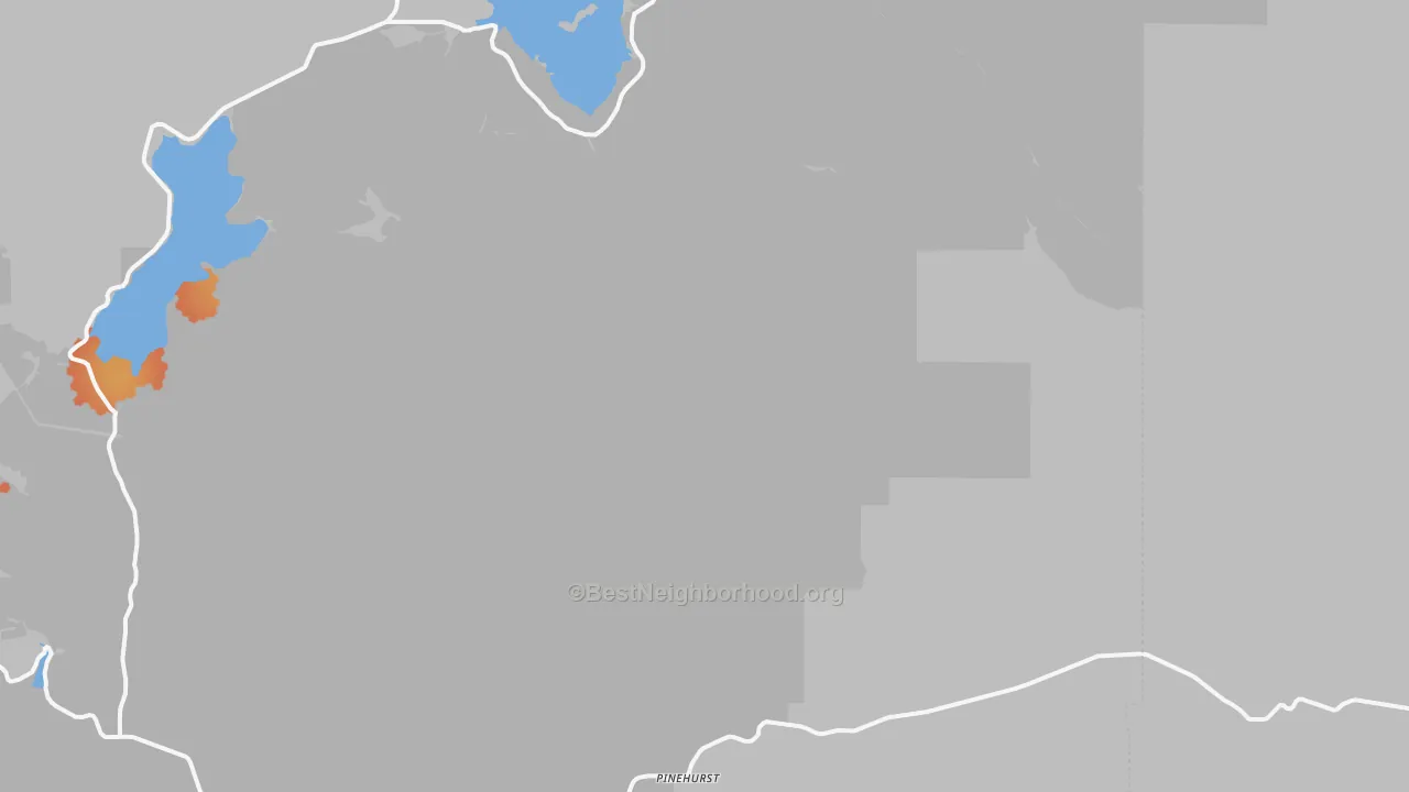 Bike Grade map of Mountain View, OR