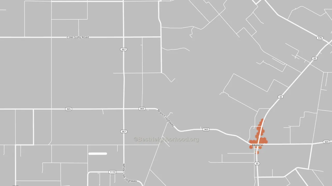 Bike Grade map of Mowata, LA