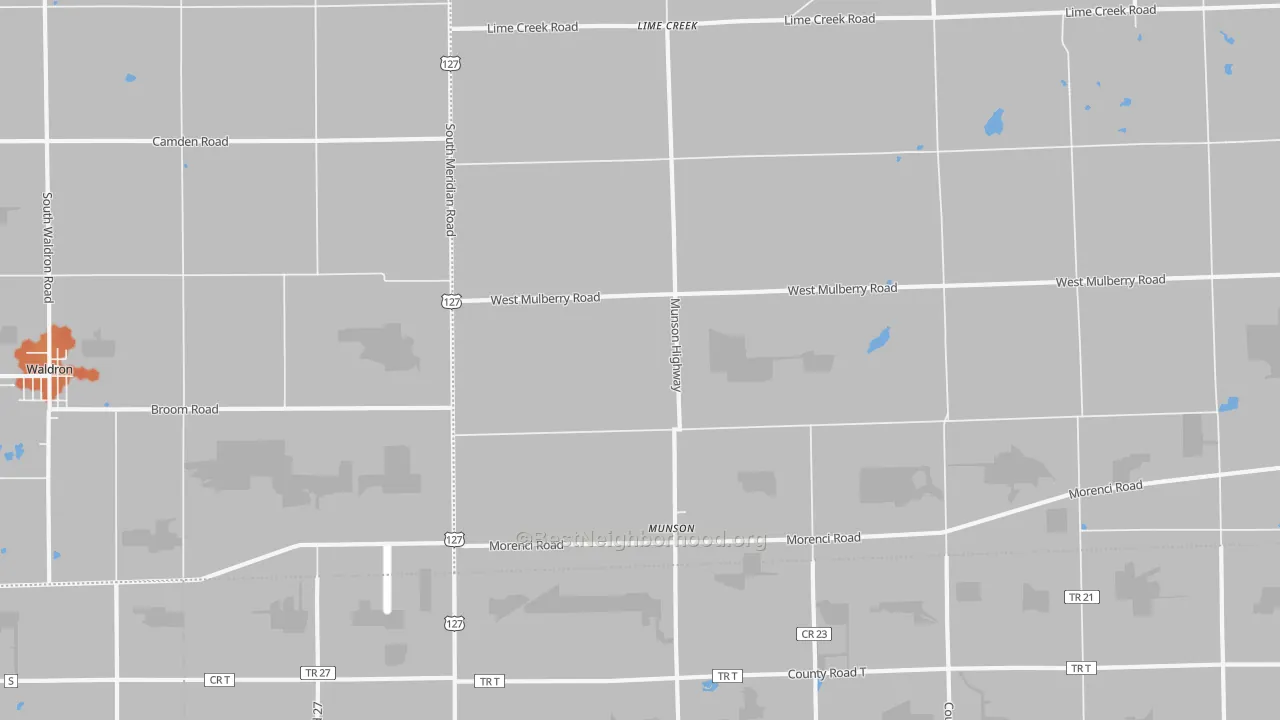Bike Grade map of Munson, MI