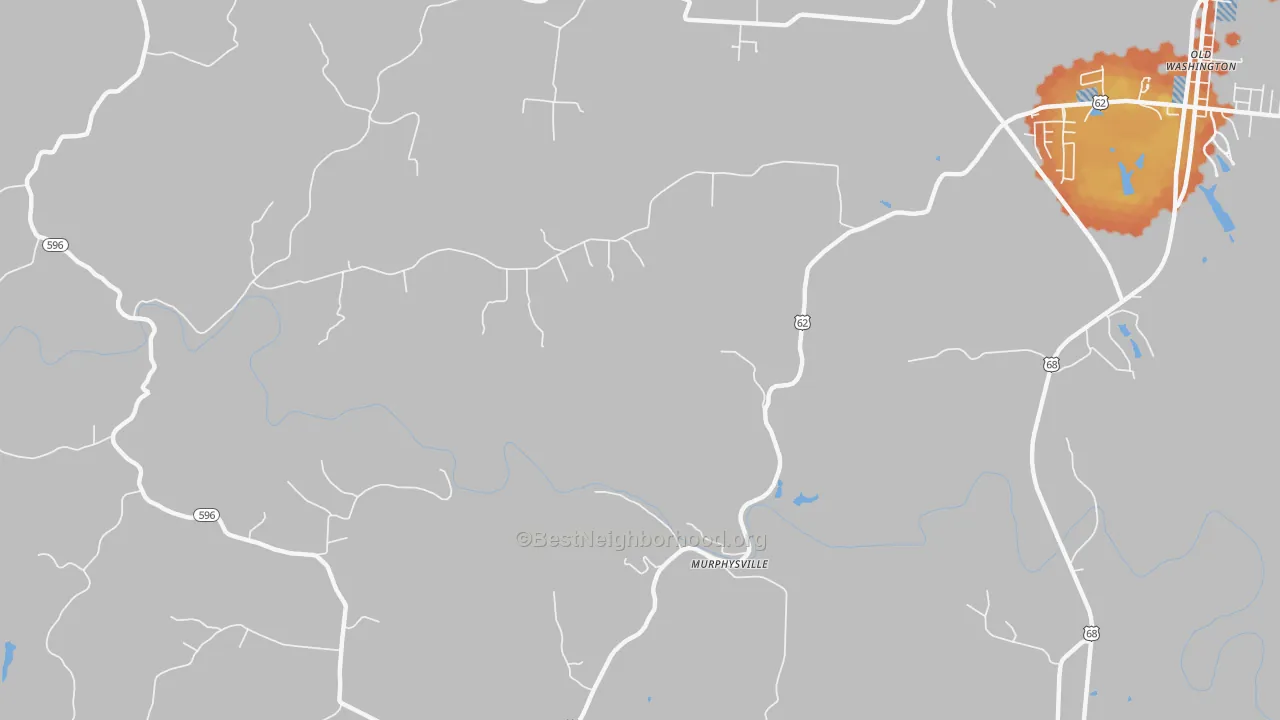 Bike Grade map of Murphysville, KY