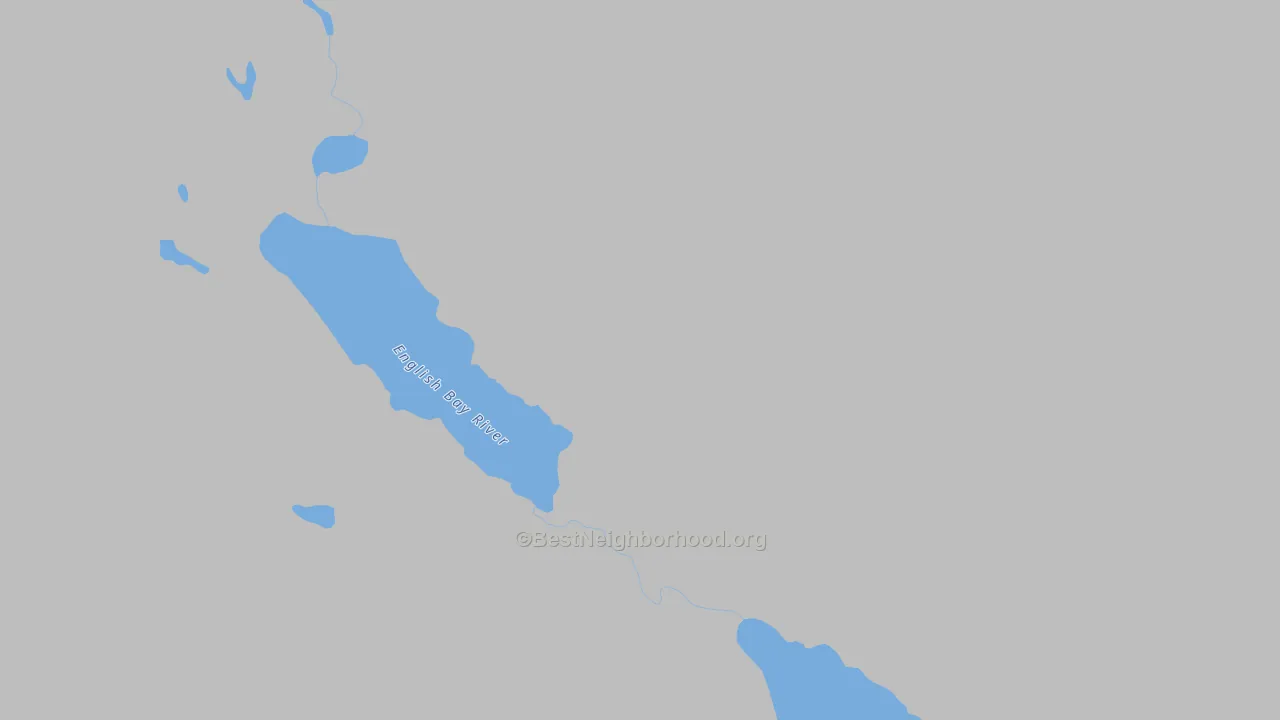 Bike Grade map of Nanwalek, AK