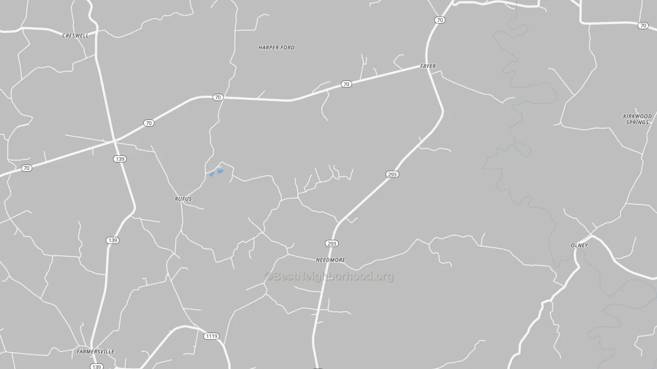 Bike Grade map of Needmore, KY