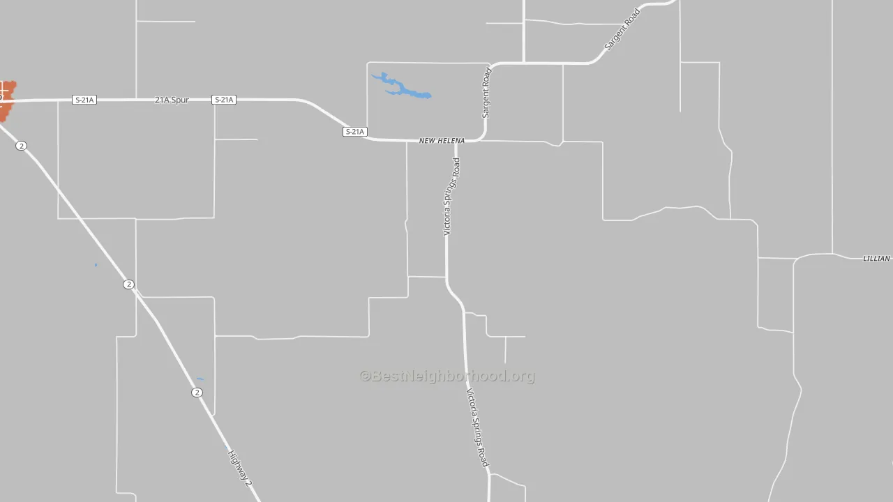 Bike Grade map of New Helena, NE