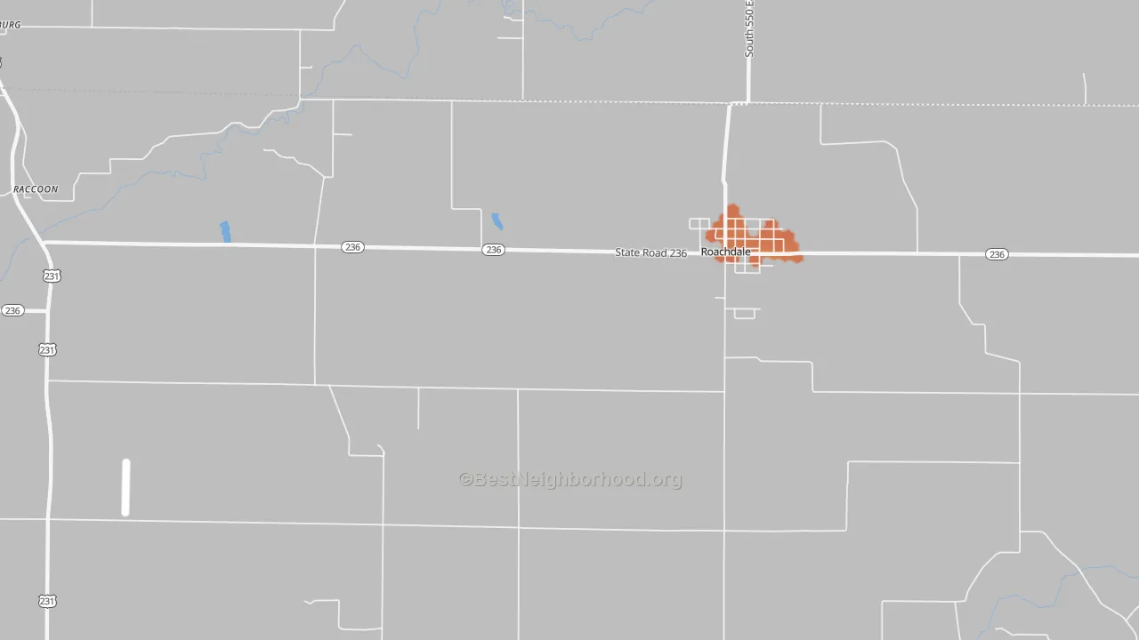 Bike Grade map of New Maysville, IN
