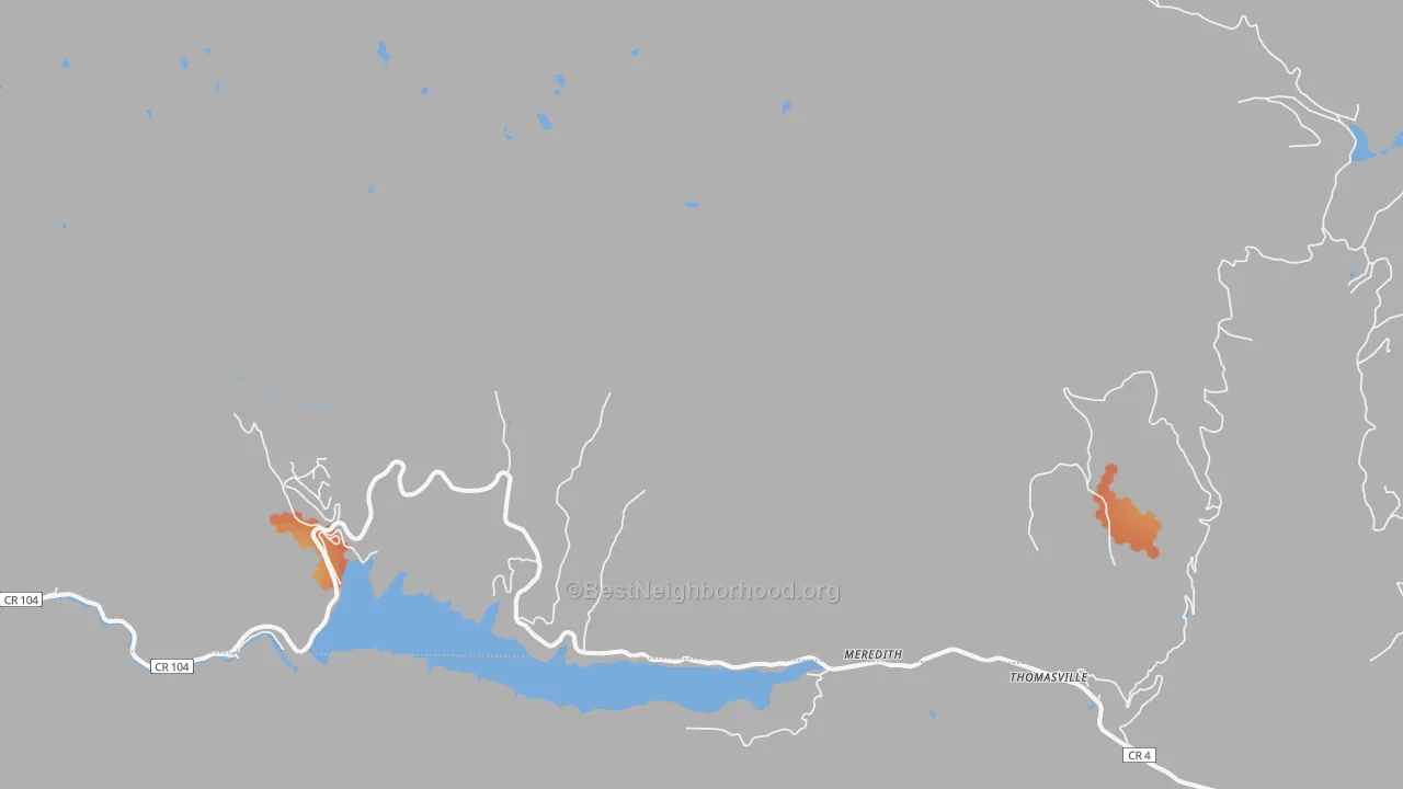 Bike Grade map of Norrie, CO