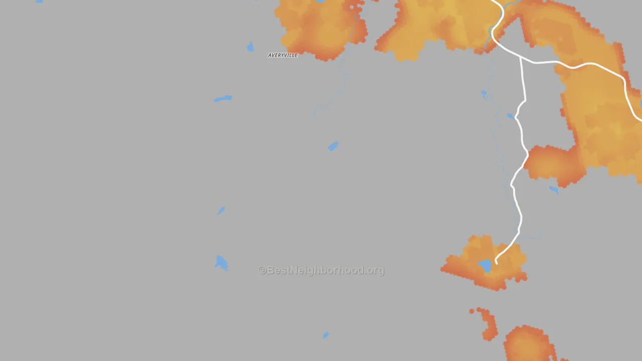 Bike Grade map of North Pole, NY