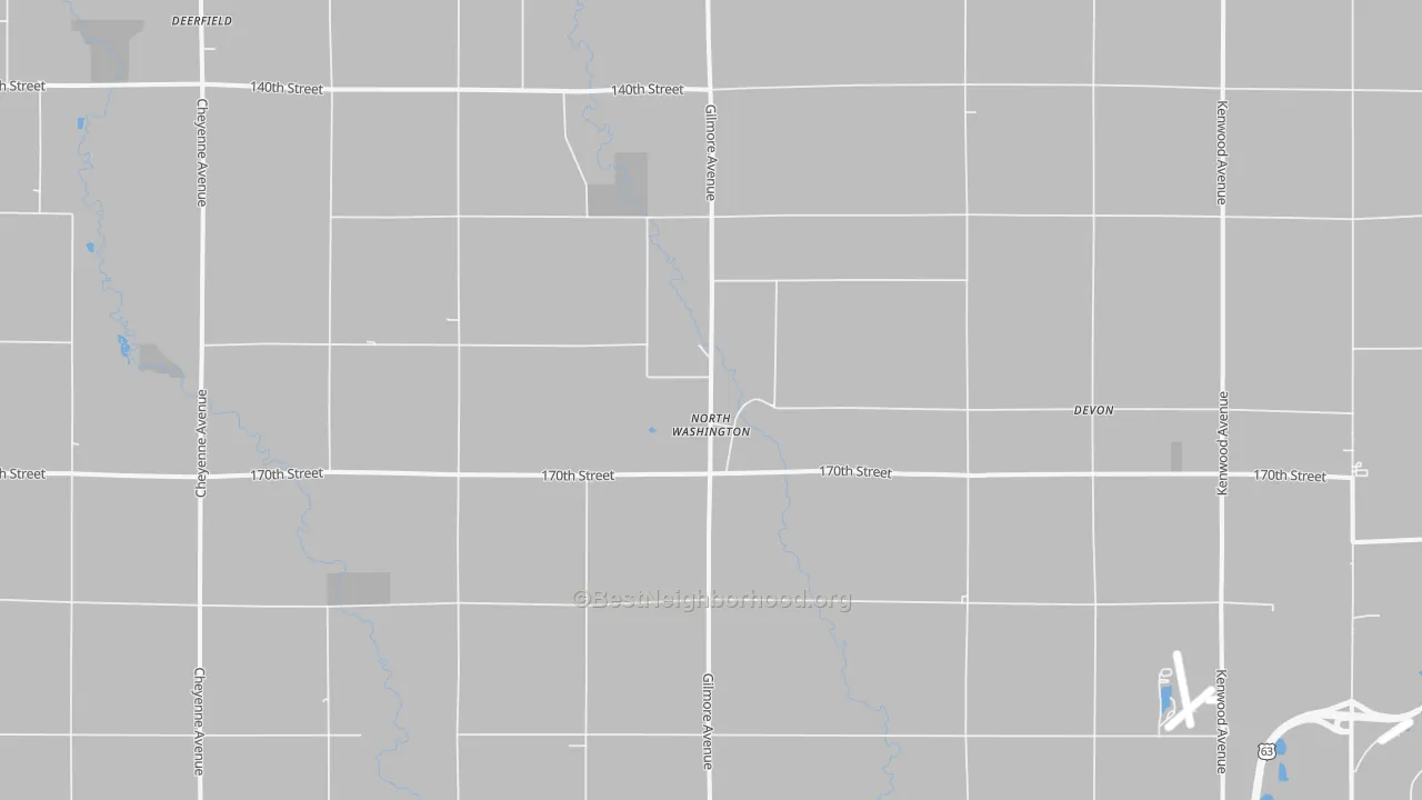 Bike Grade map of North Washington, IA