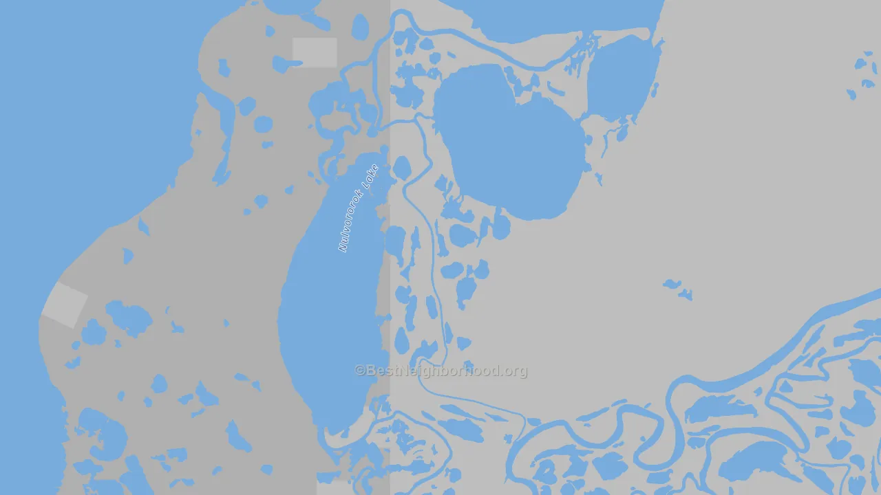 Bike Grade map of Northwest Arctic Borough, AK